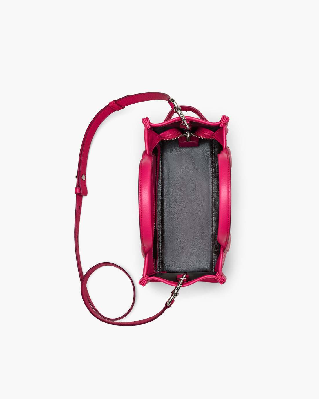 The Leather Small Tote Bag Raspberry Pink Marc Jacobs