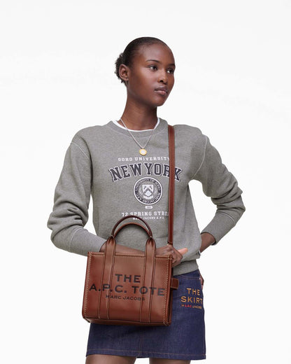 The A.P.C. X Marc Jacobs Leather Small Tote Bag Hazelnut Marc Jacobs