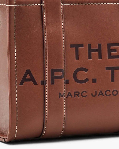 The A.P.C. X Marc Jacobs Leather Small Tote Bag Hazelnut Marc Jacobs