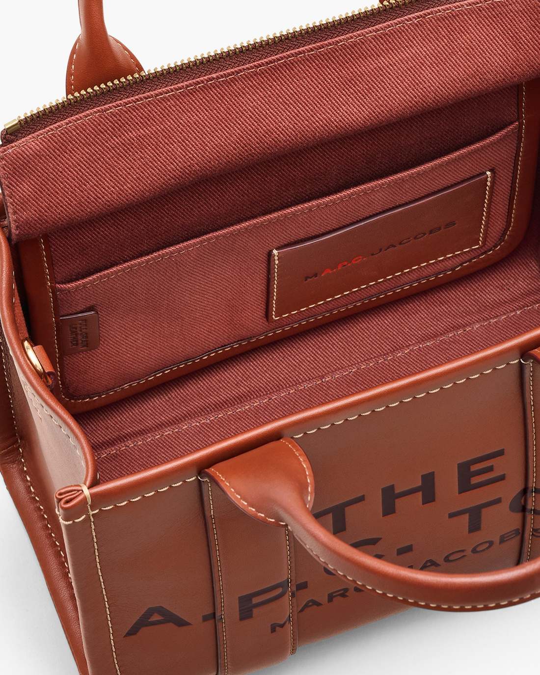 The A.P.C. X Marc Jacobs Leather Small Tote Bag Hazelnut Marc Jacobs