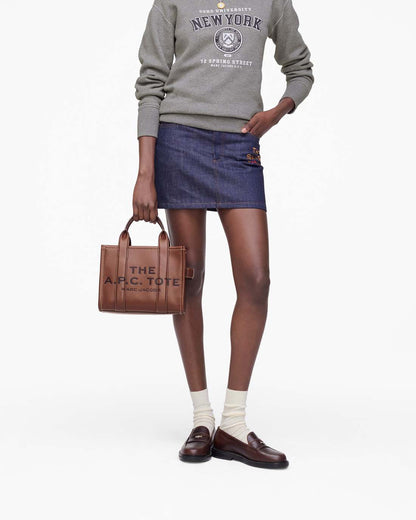 The A.P.C. X Marc Jacobs Leather Small Tote Bag Hazelnut Marc Jacobs