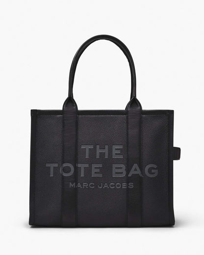 The Leather Large Tote Bag Black Marc Jacobs