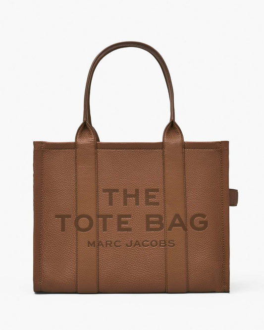 The Leather Large Tote Bag Argan Oil Marc Jacobs