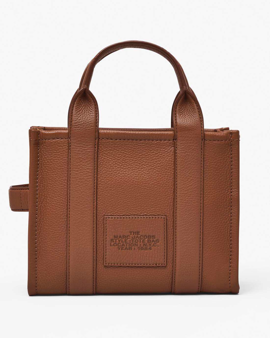 The Leather Small Tote Bag Argan Oil Marc Jacobs