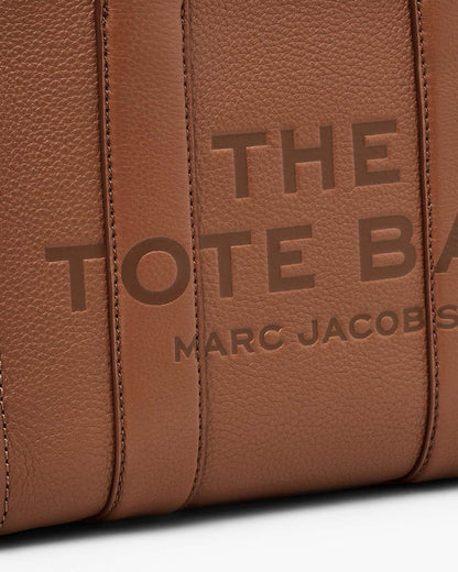 The Leather Small Tote Bag Argan Oil Marc Jacobs