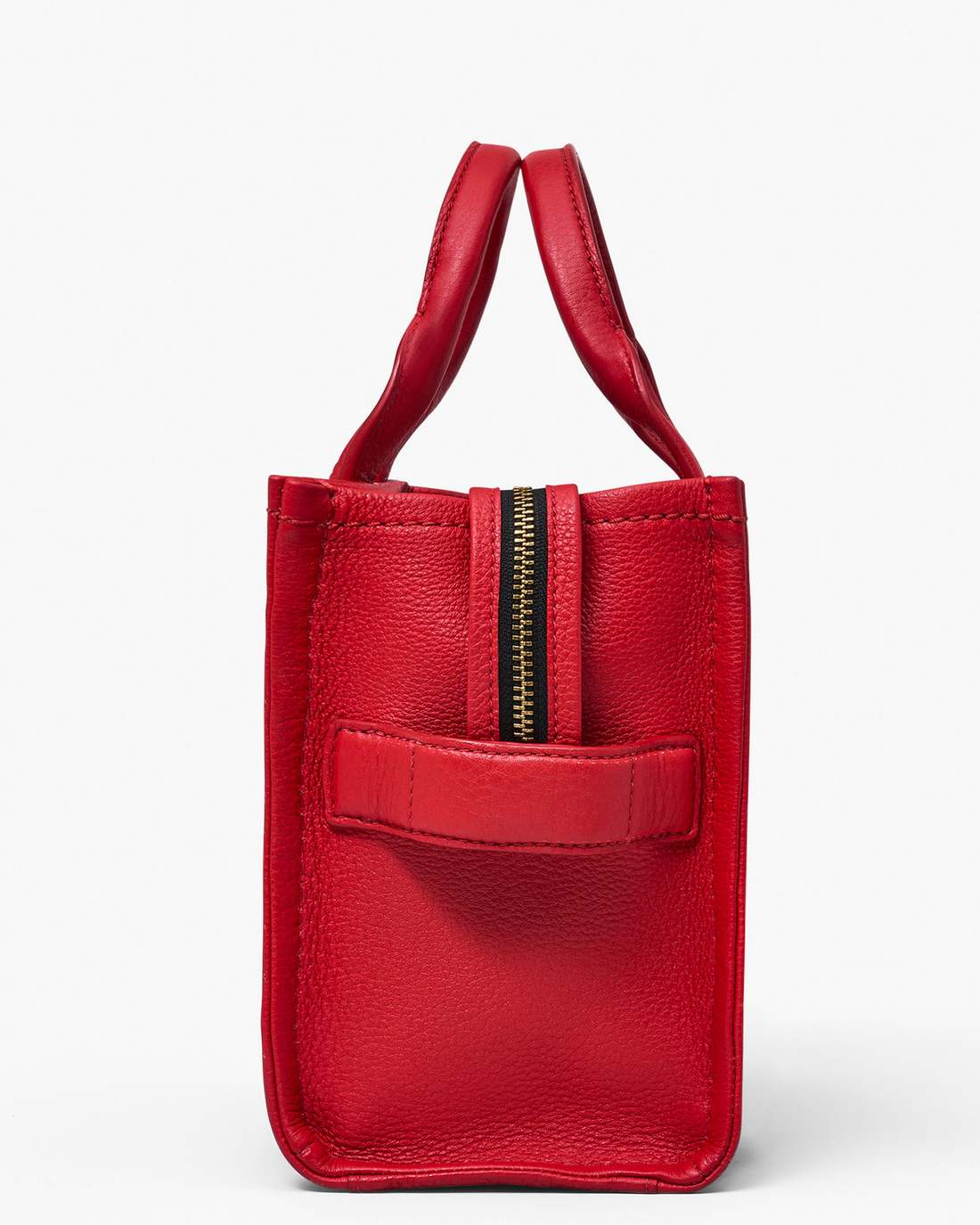 The Leather Small Tote Bag True Red Marc Jacobs