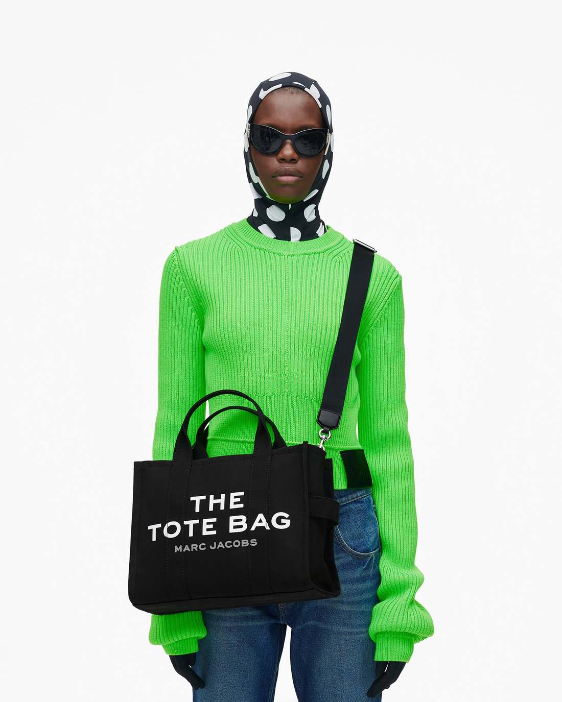 The Canvas Medium Tote Bag Black Marc Jacobs