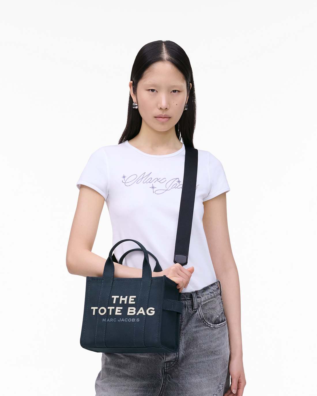 The Canvas Small Tote Bag Blue Sea Marc Jacobs