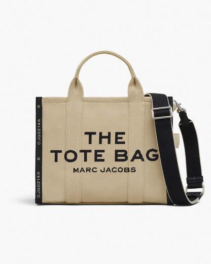 The Jacquard Medium Tote Bag Warm Sand Marc Jacobs