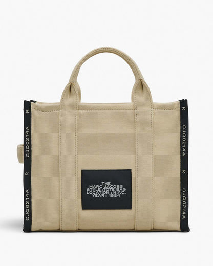 The Jacquard Medium Tote Bag Warm Sand Marc Jacobs