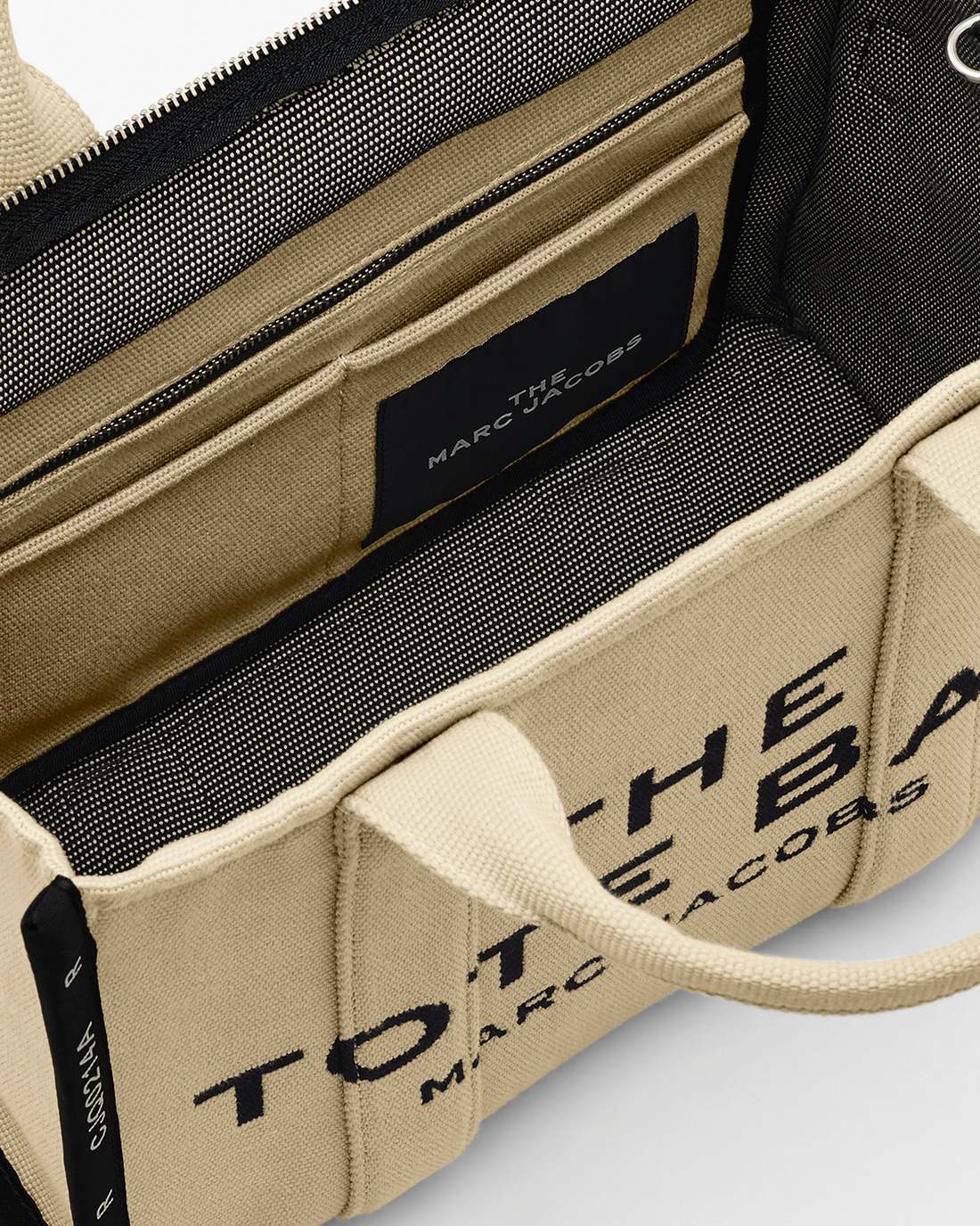 The Jacquard Medium Tote Bag Warm Sand Marc Jacobs