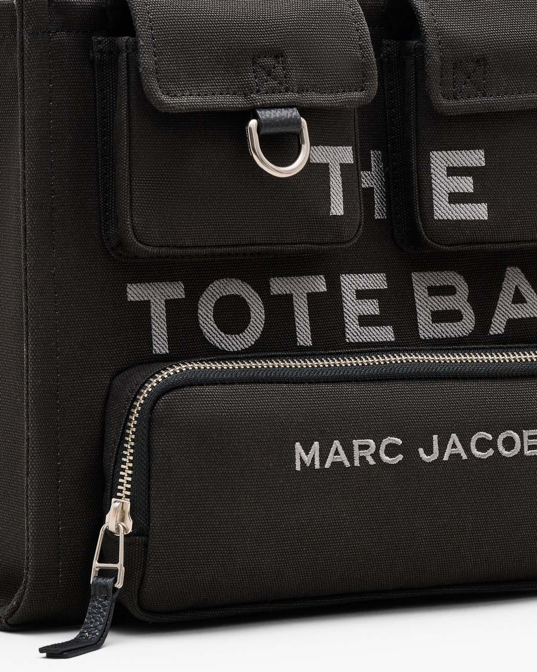 The Cargo Canvas Medium Tote Bag Black Marc Jacobs