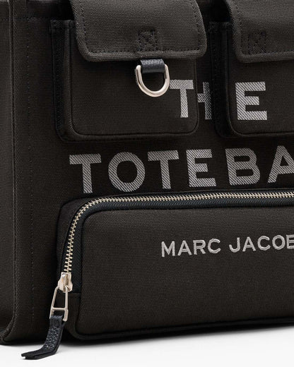 The Cargo Canvas Medium Tote Bag Black Marc Jacobs
