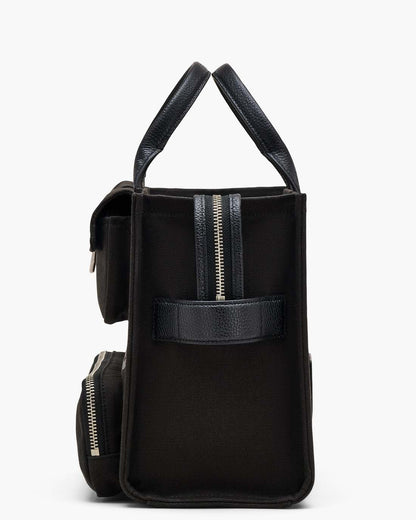 The Cargo Canvas Medium Tote Bag Black Marc Jacobs