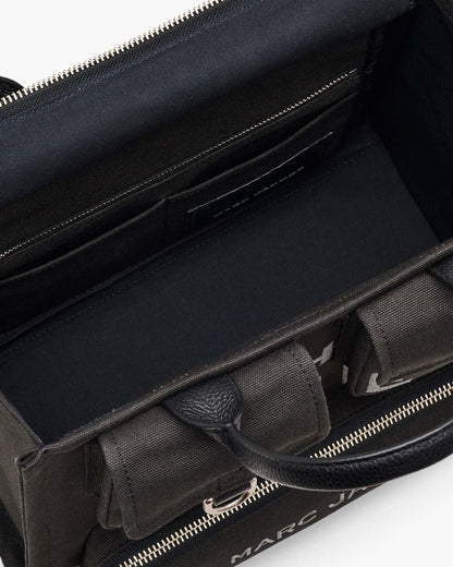 The Cargo Canvas Medium Tote Bag Black Marc Jacobs