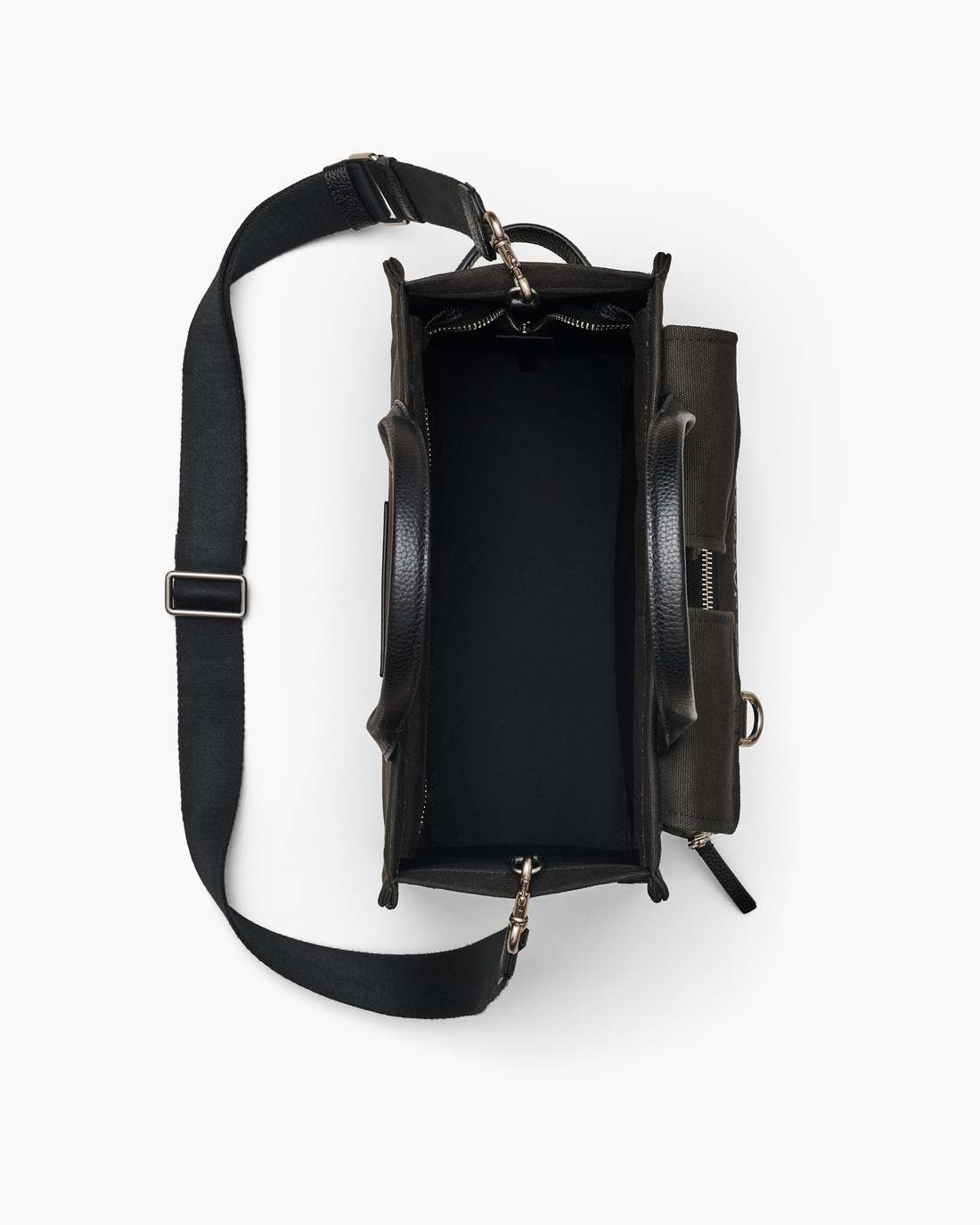 The Cargo Canvas Medium Tote Bag Black Marc Jacobs