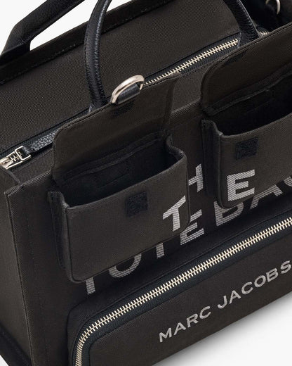 The Cargo Canvas Medium Tote Bag Black Marc Jacobs