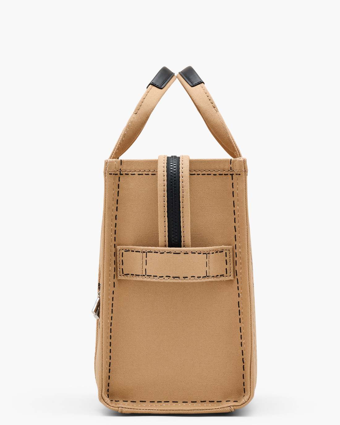 The Trompe L'Oeil Charm Canvas Medium Tote Bag Camel Multi Marc Jacobs