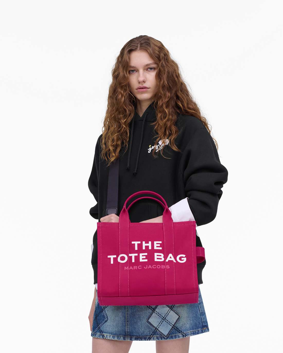 The Canvas Medium Tote Bag Raspberry Pink Marc Jacobs