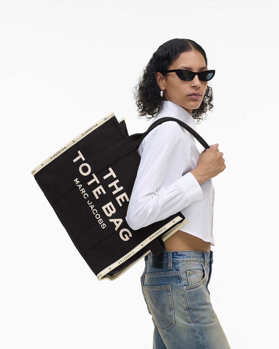 The Jacquard Large Tote Bag Black Marc Jacobs