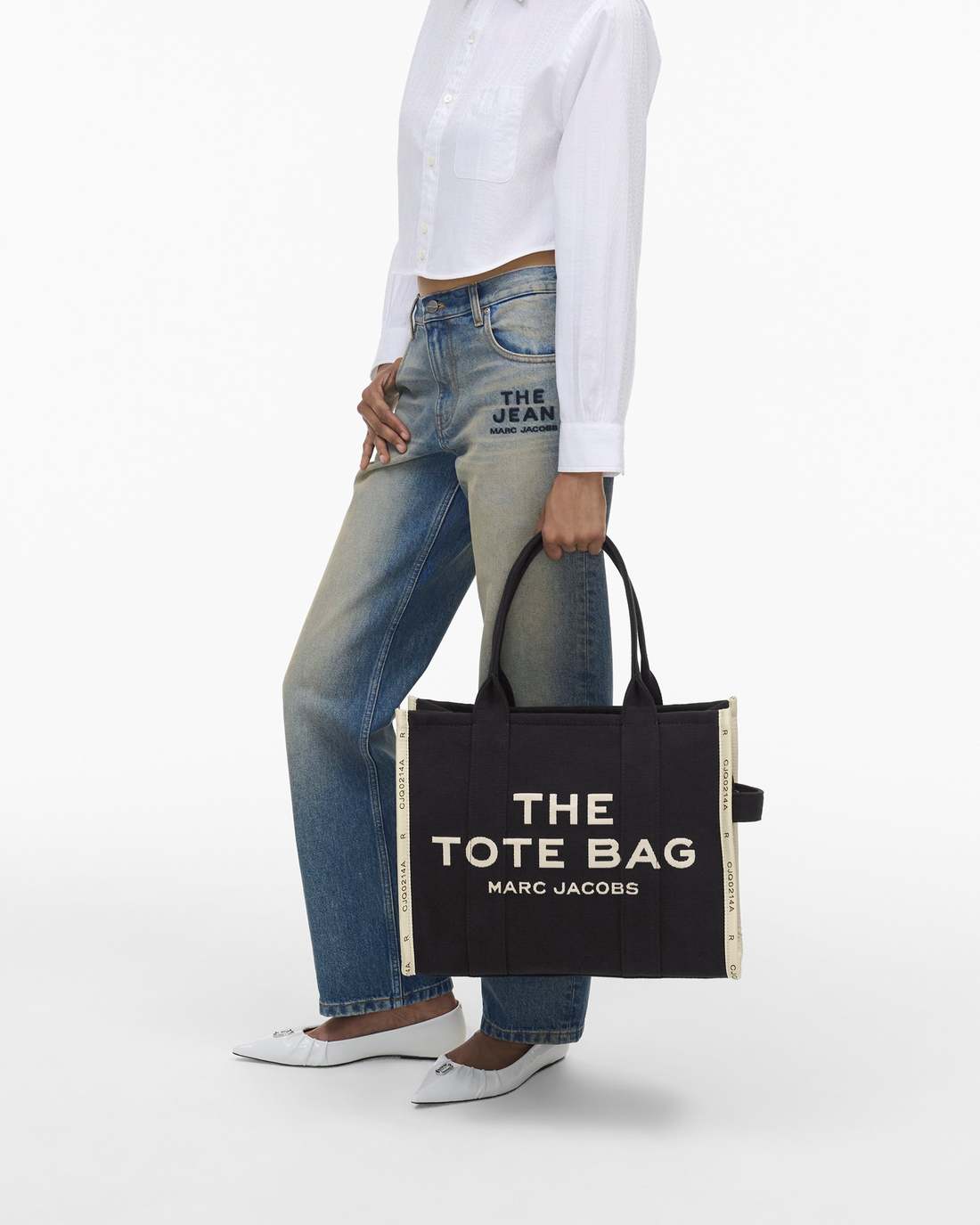 The Jacquard Large Tote Bag Black Marc Jacobs