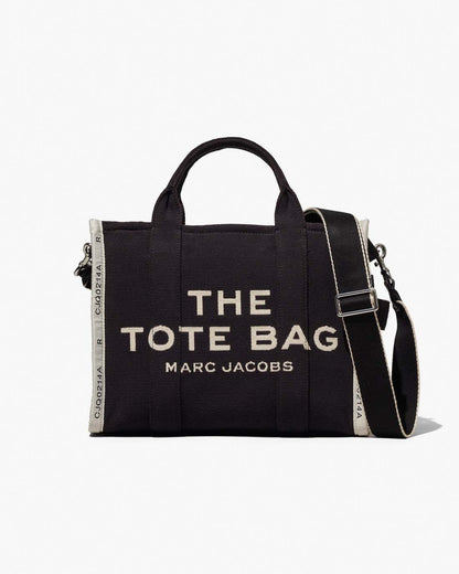 The Jacquard Medium Tote Bag Black Marc Jacobs