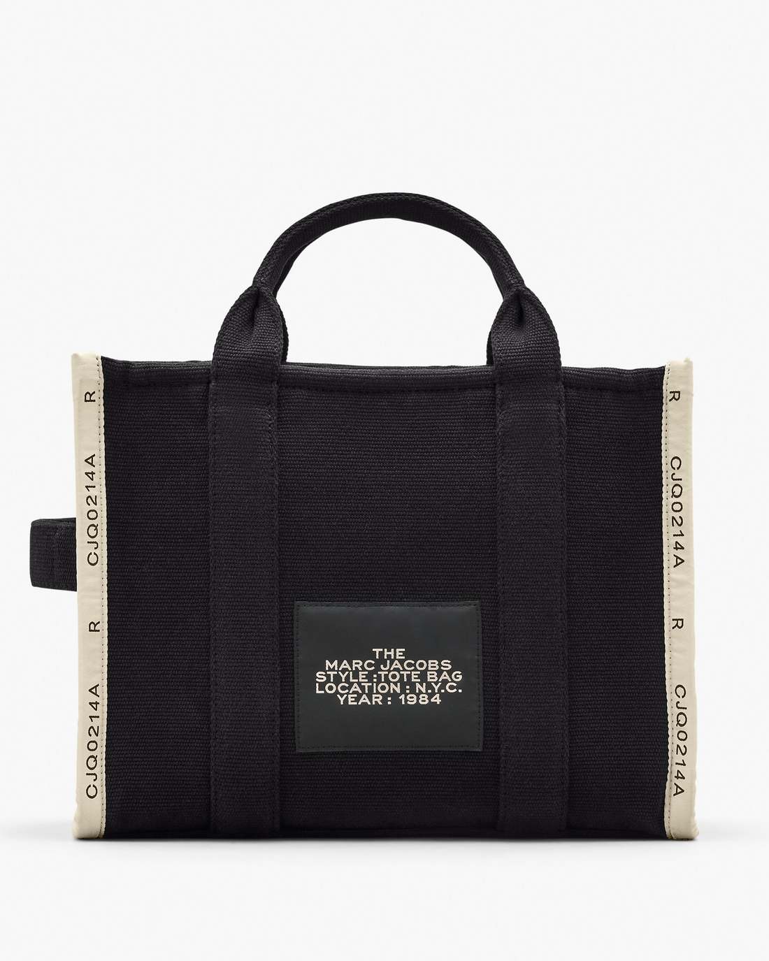 The Jacquard Medium Tote Bag Black Marc Jacobs