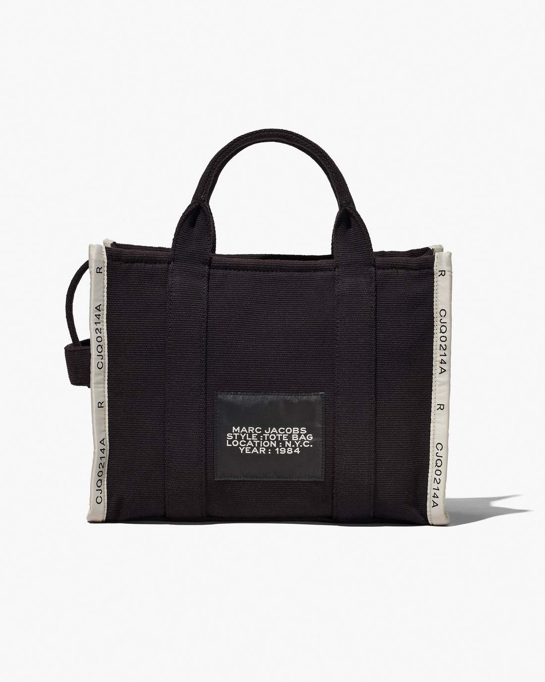 The Jacquard Medium Tote Bag Black Marc Jacobs