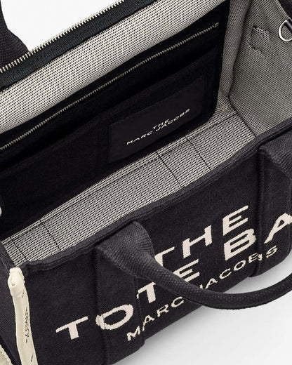 The Jacquard Medium Tote Bag Black Marc Jacobs