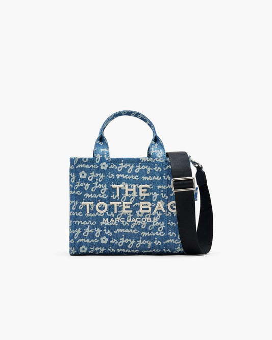 The Joy Denim Small Tote Bag Indigo Multi Marc Jacobs