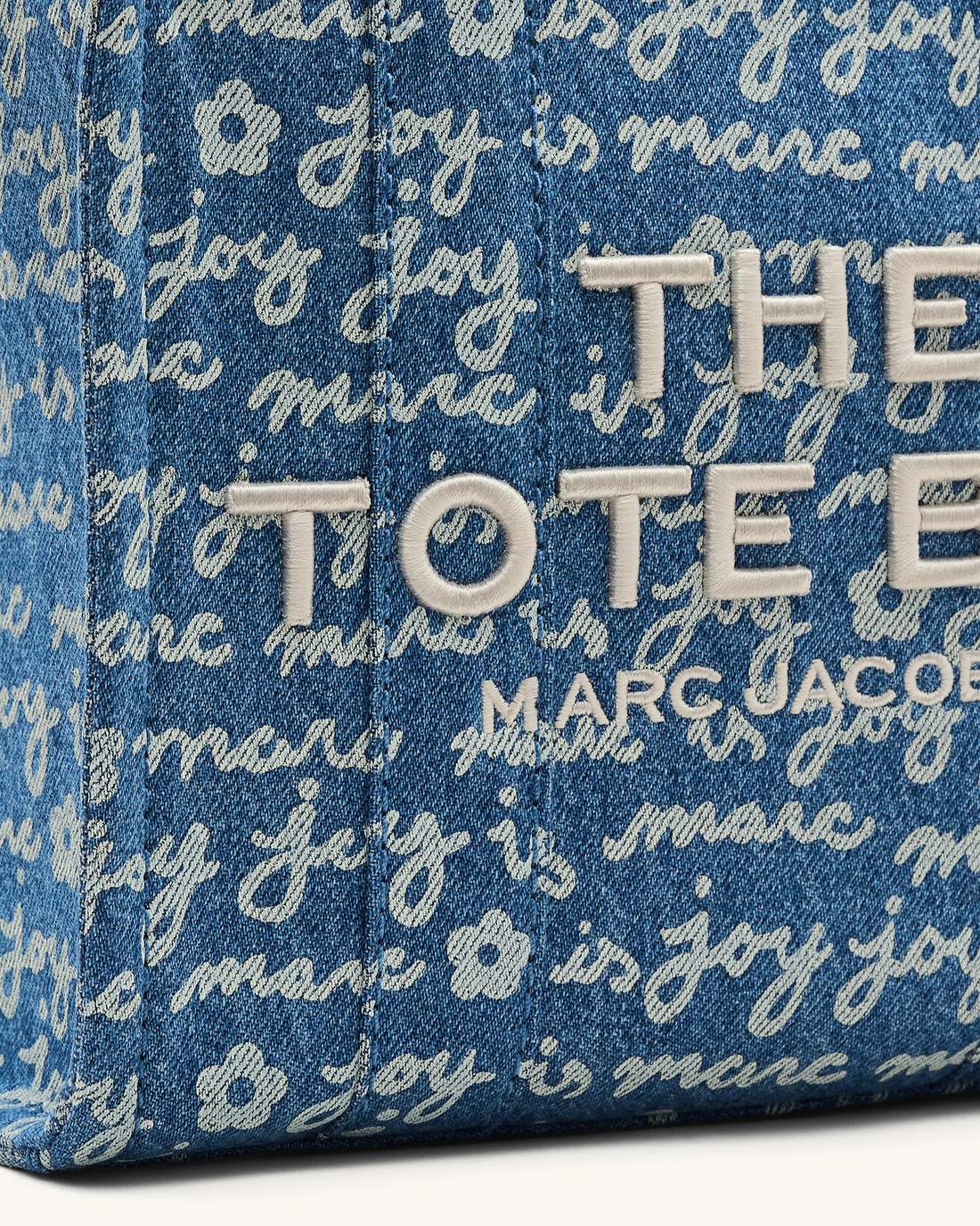 The Joy Denim Small Tote Bag Indigo Multi Marc Jacobs
