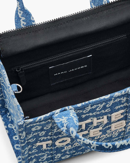 The Joy Denim Small Tote Bag Indigo Multi Marc Jacobs