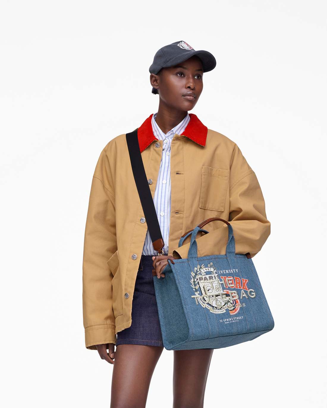 The A.P.C. X Marc Jacobs Denim Medium Tote Bag Washed Indigo Marc Jacobs