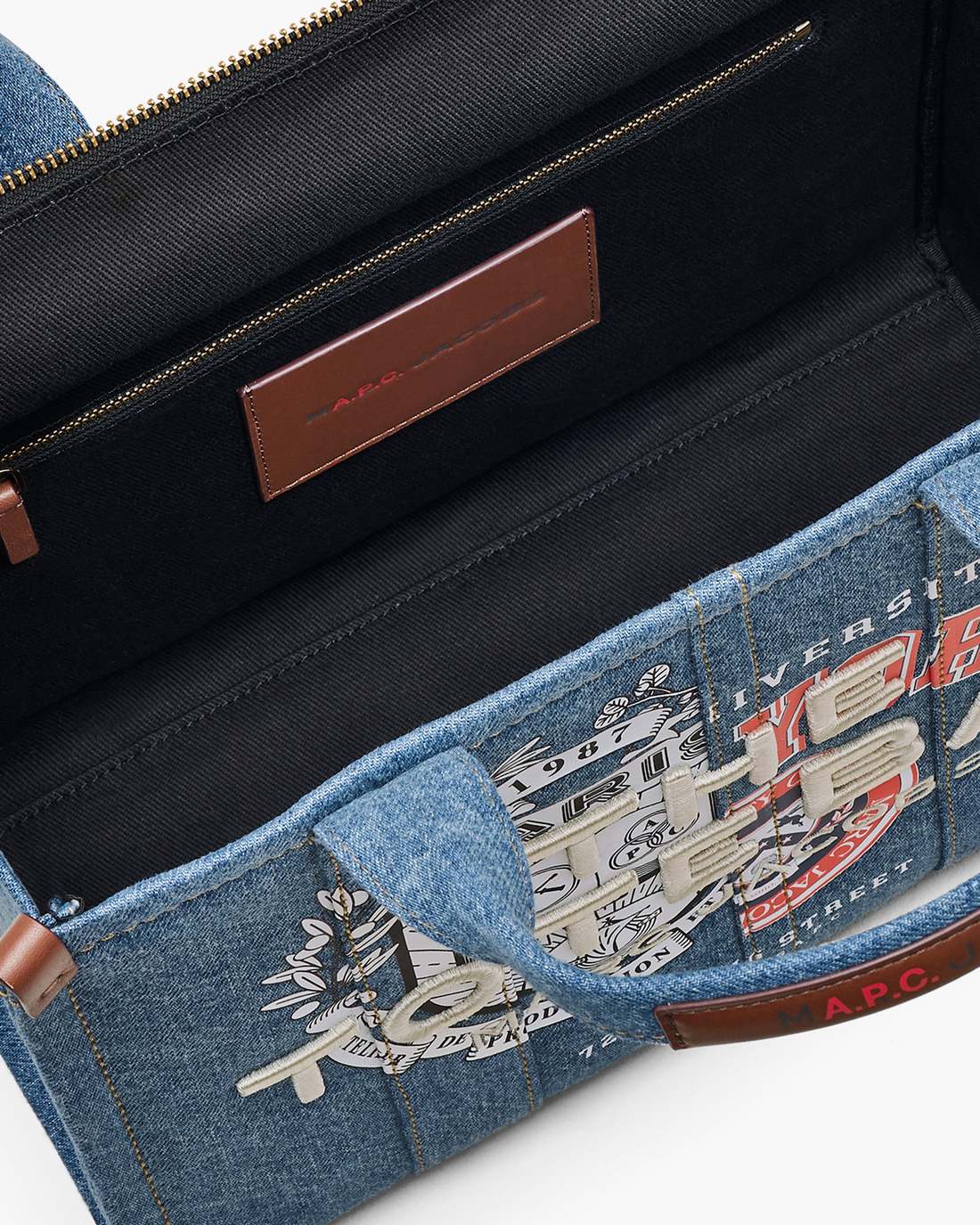 The A.P.C. X Marc Jacobs Denim Medium Tote Bag Washed Indigo Marc Jacobs