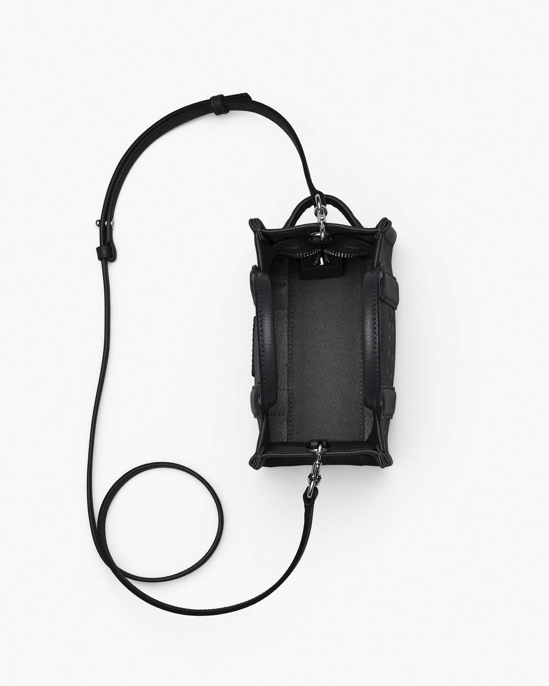 The Leather Crossbody Tote Bag Black Marc Jacobs