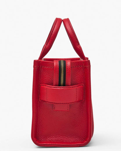 The Leather Crossbody Tote Bag True Red Marc Jacobs
