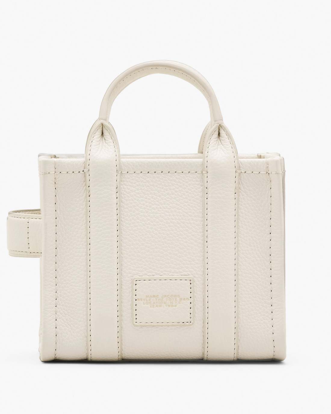 The Leather Crossbody Tote Bag Cotton/Silver Marc Jacobs