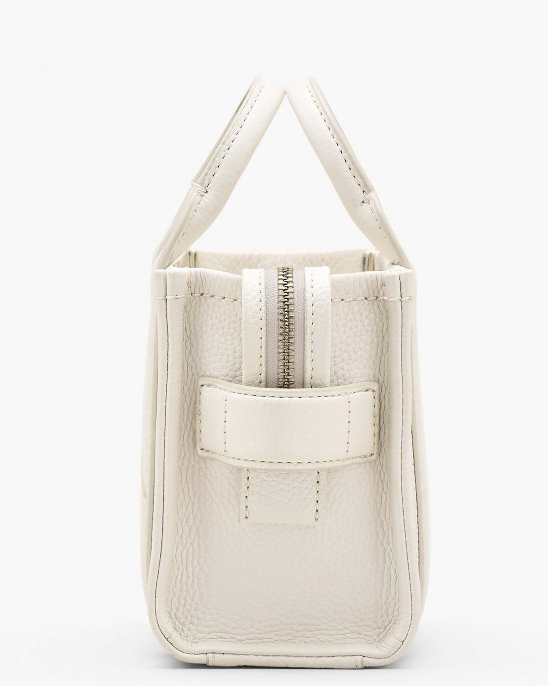 The Leather Crossbody Tote Bag Cotton/Silver Marc Jacobs
