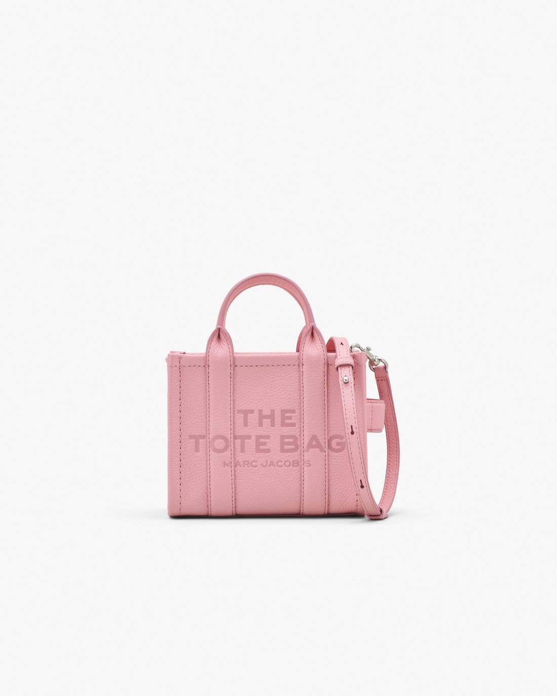 The Leather Crossbody Tote Bag Ribbon Pink Marc Jacobs