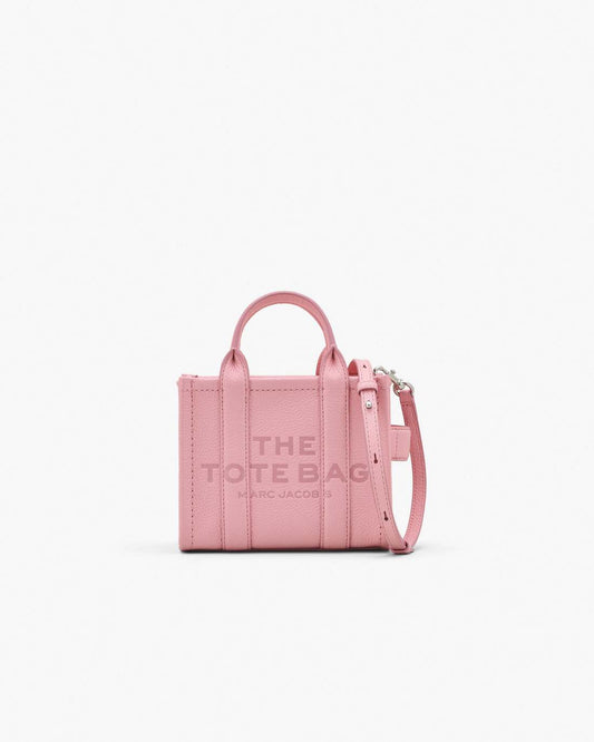 The Leather Crossbody Tote Bag Ribbon Pink Marc Jacobs