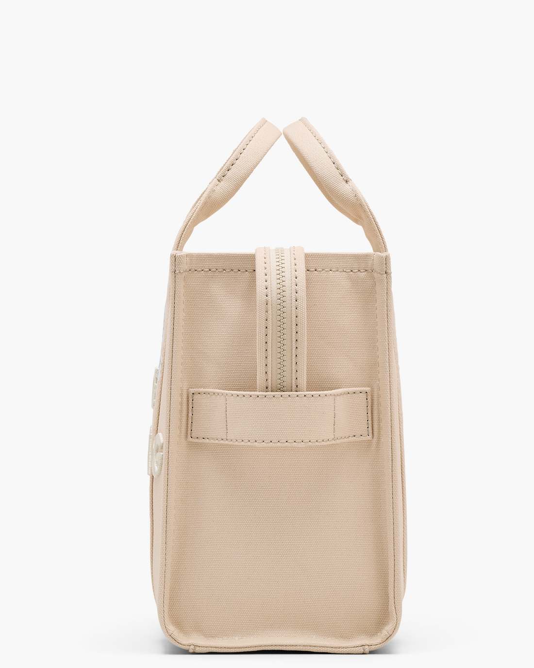 The Daisy Script Canvas Medium Tote Bag Cloud White Multi Marc Jacobs