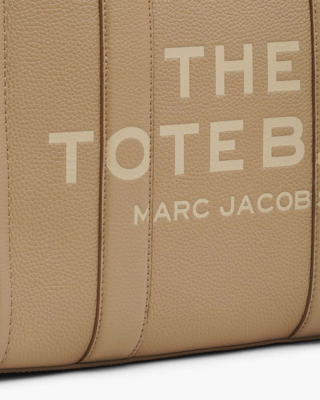 The Leather Medium Tote Bag Camel Marc Jacobs