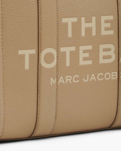 The Leather Medium Tote Bag Camel Marc Jacobs