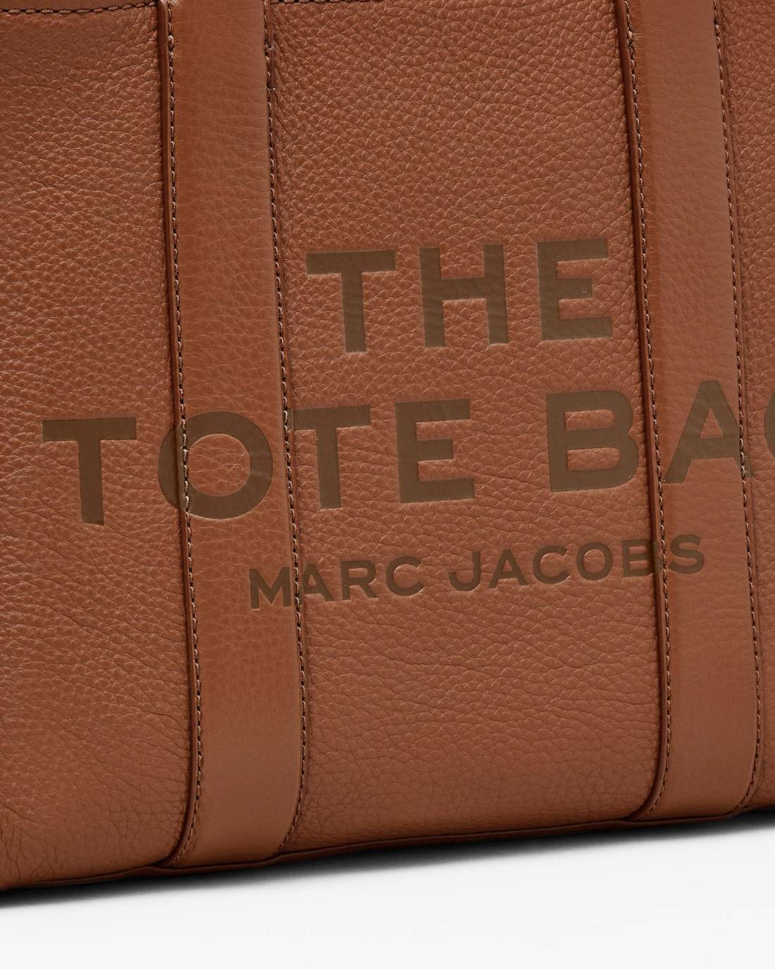 The Leather Medium Tote Bag Argan Oil Marc Jacobs