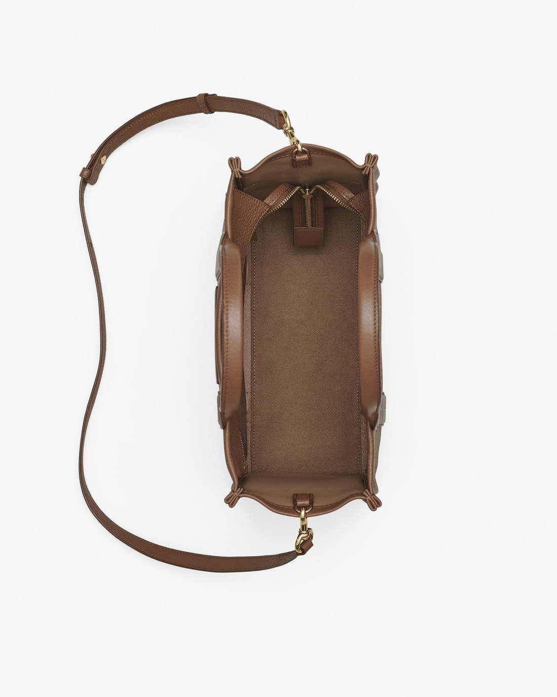 The Leather Medium Tote Bag Argan Oil Marc Jacobs