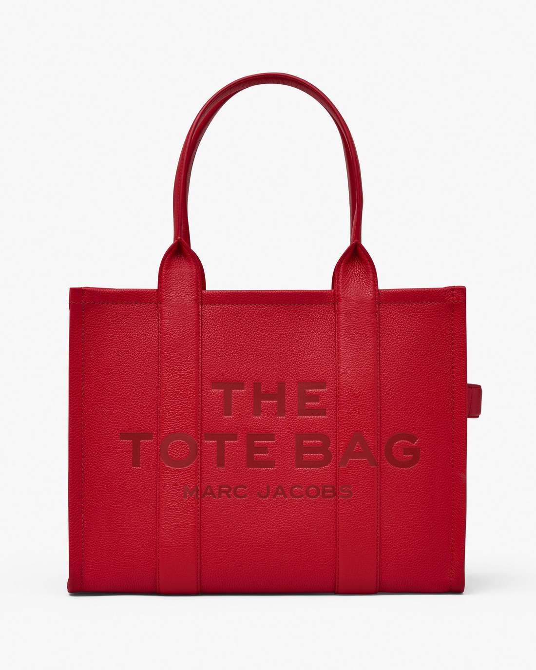 The Leather Large Tote Bag True Red Marc Jacobs