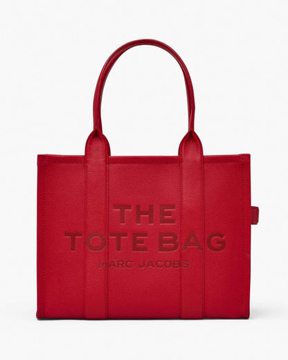 The Leather Large Tote Bag True Red Marc Jacobs