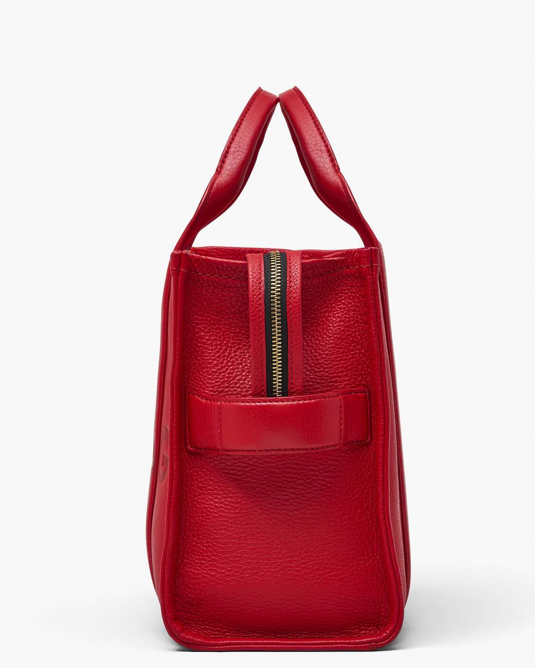 The Leather Medium Tote Bag True Red Marc Jacobs