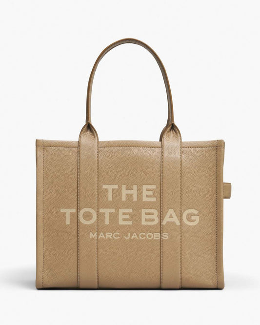 The Leather Large Tote Bag Camel Marc Jacobs