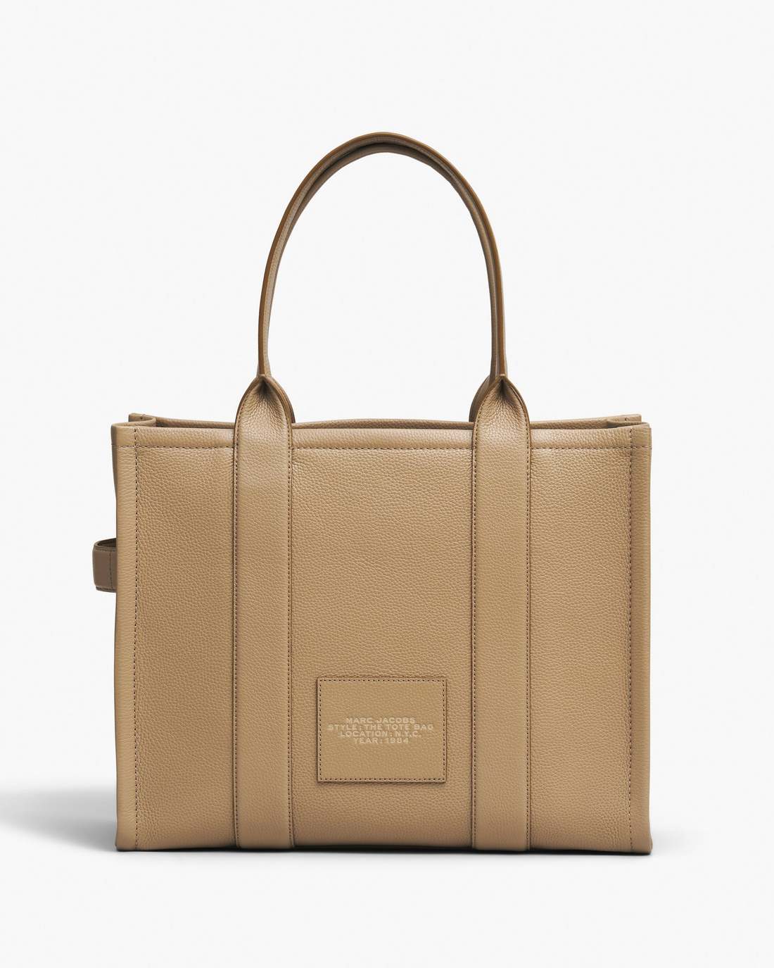 The Leather Large Tote Bag Camel Marc Jacobs